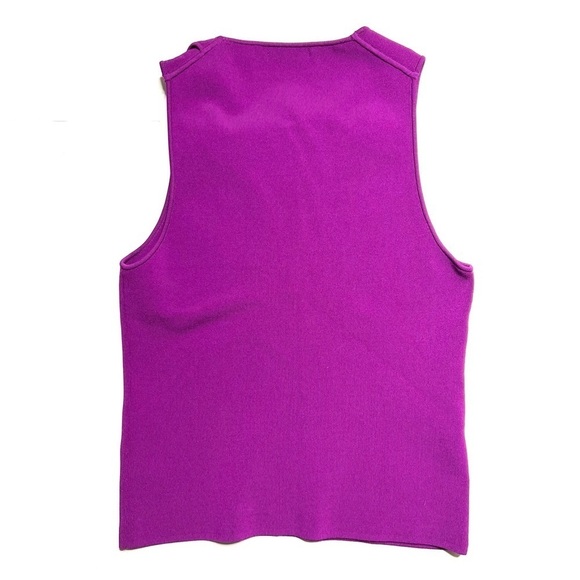 Ramy Brook Women's Sleeveless Compact Knit in Boysenberry - Picture 6 of 7